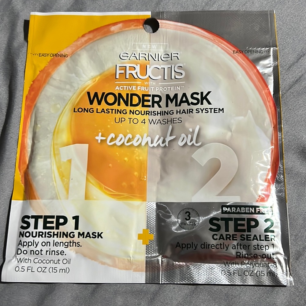 Garnier frutis sample hair system
